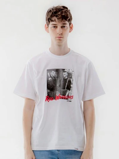 RED WARRIORS TEE-WHITE